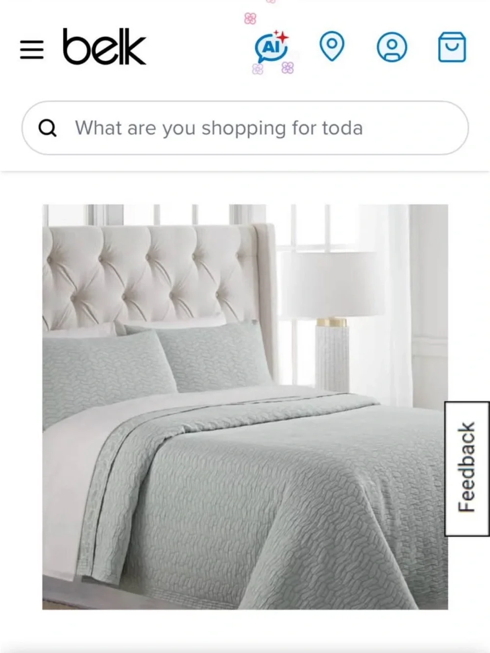 modern southern home london quilt set twin - cotton.